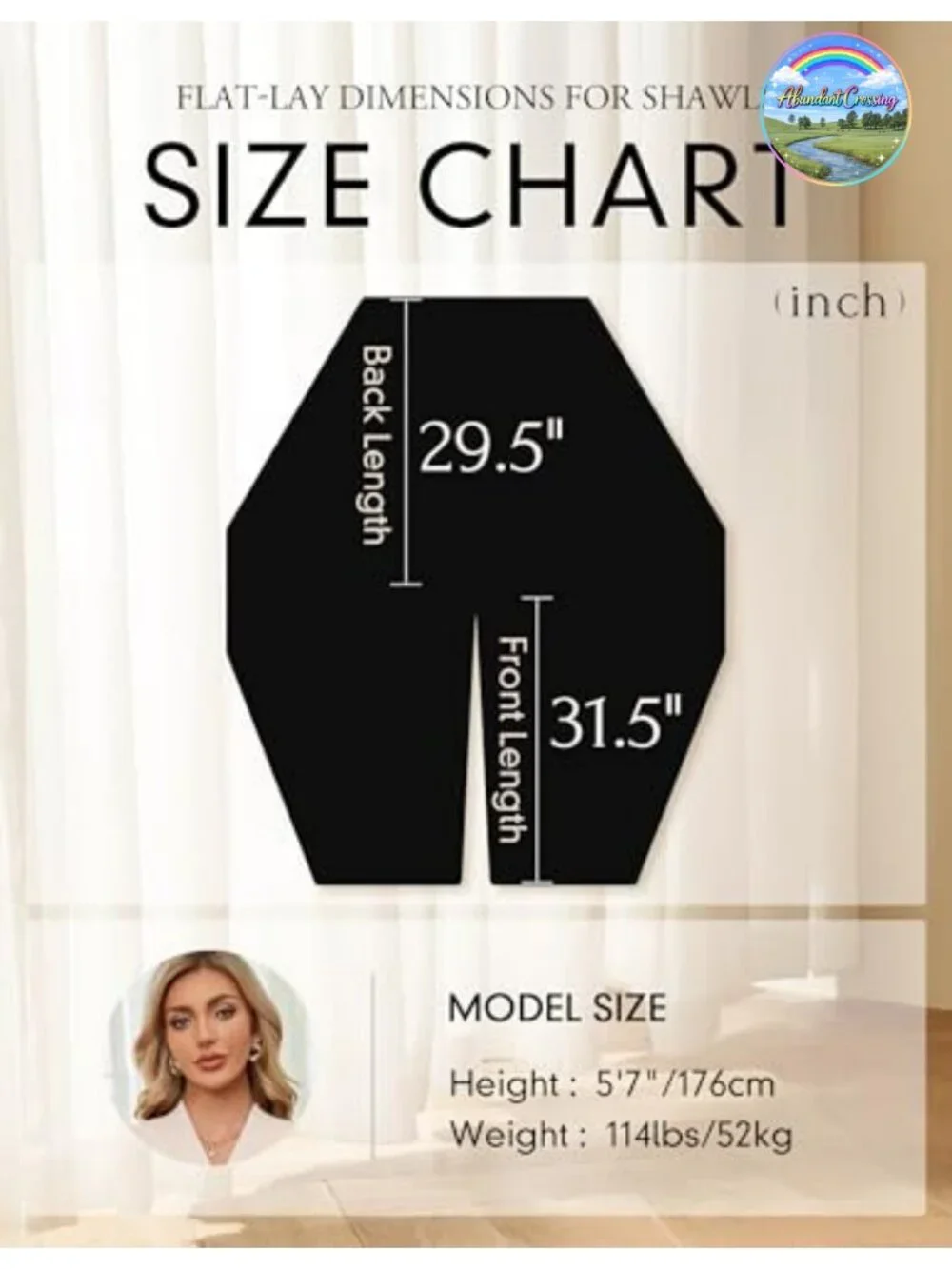 Elegant Open Front Poncho Shawl Wrap Sweater Drape Style One Size